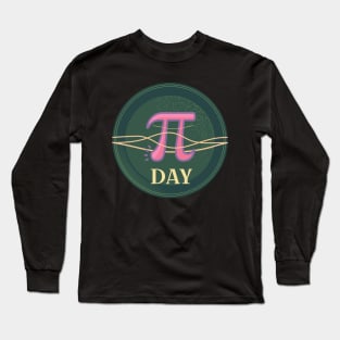 Pi plate thread circumference 3.14 Long Sleeve T-Shirt